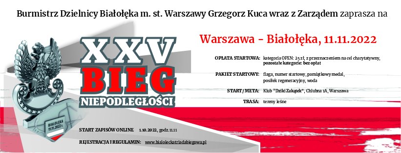 Bieg Niepodległości Białołęka 2022 | Aktywer